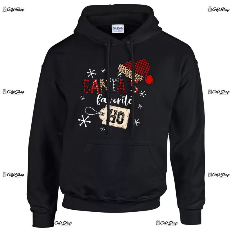 Santa`s favorite, hanorac cu mesaj